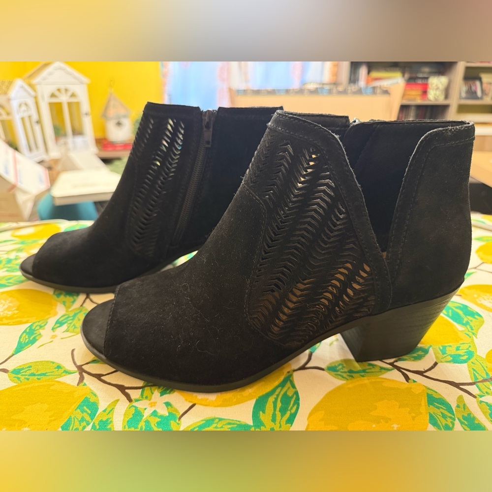 Lucky Brand Peep-toe Bootie NWOT